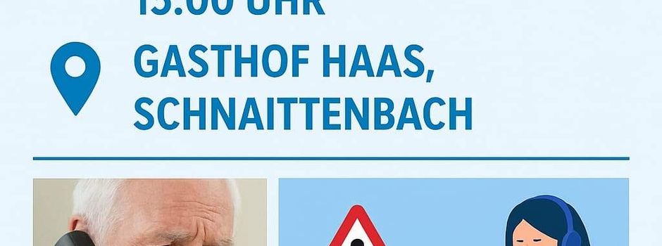 Senioren-Union informiert über Enkeltrickbetrug und Schockanruf