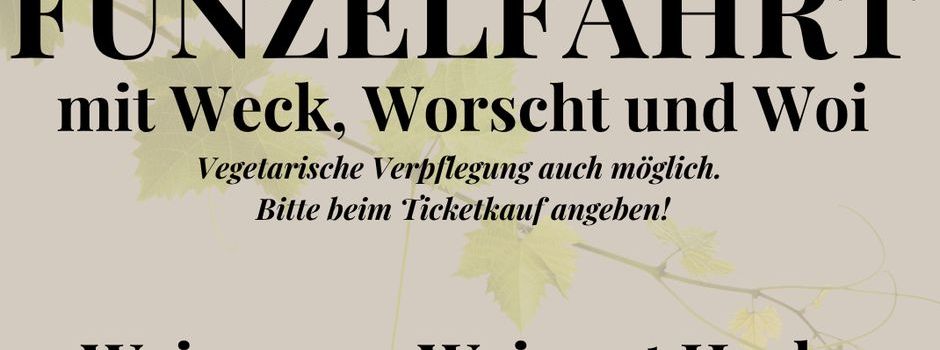 Restkarten Funzelfahrt - jetzt schnell sein!!!