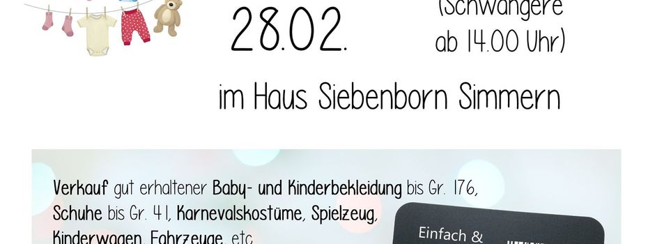 Kleiderbasar in Simmern