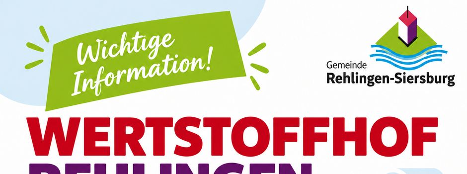 Schließung des Wertstoffhofs