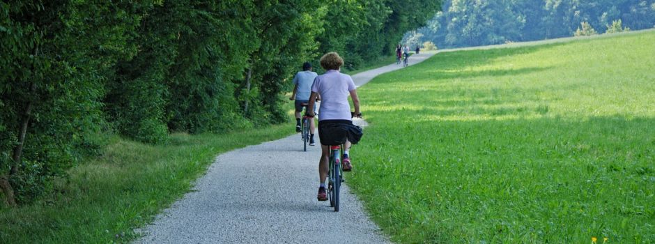 Hier wird der Staffelstab übergeben - gemeinsame Radtouren für alle offen