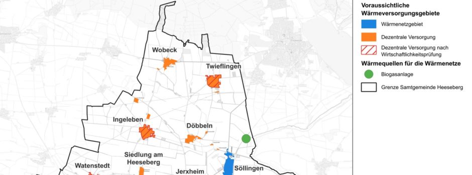 Zielszenario der Wärmeplanung
