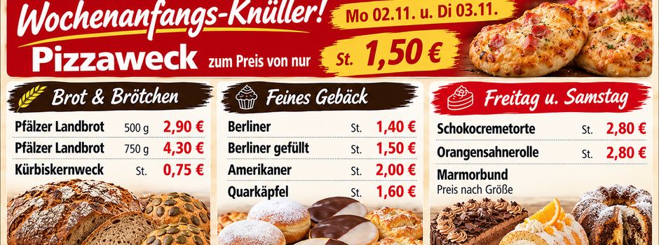 Angebote Bäckerei Deubel