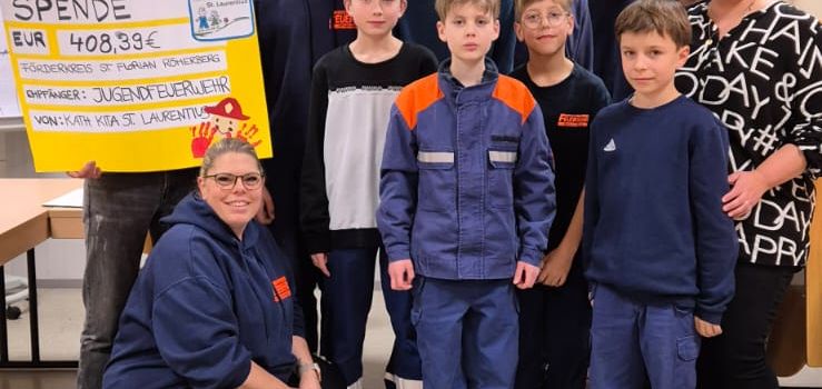 Herzliche Spendenübergabe in Römerberg