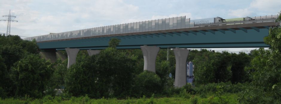 So soll die neue Salzbachtalbrücke aussehen