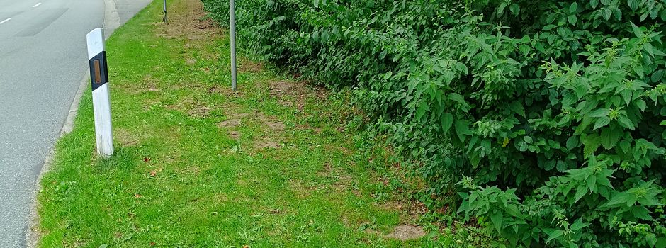 Die Zuwegung zur Bushaltestelle am Windberg wird befestigt 