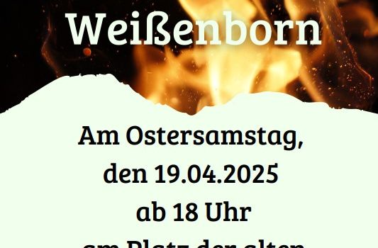 Einladung zum Osterfeuer
