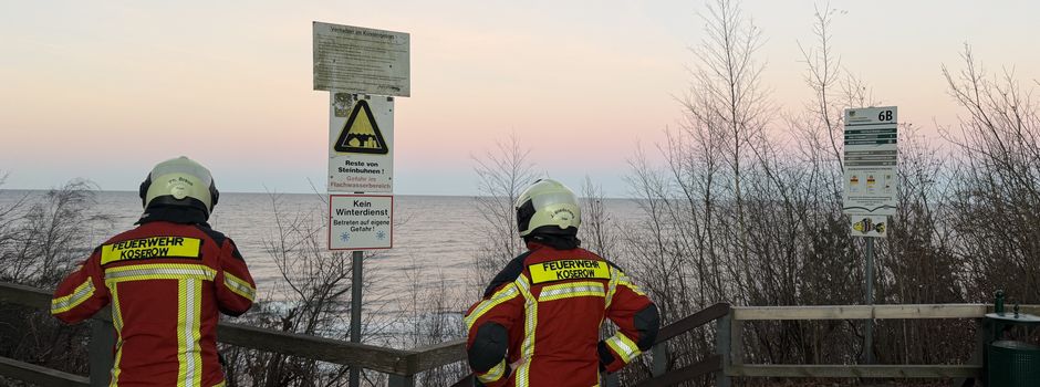 Einsatz der freiwilligen Feuerwehr Koserow