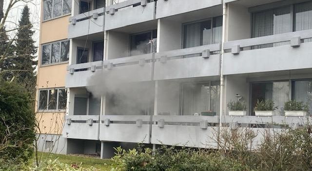 Wohnung in Mainz-Kostheim nach Feuer unbewohnbar