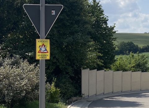 Neue Schilder in Rittersheim