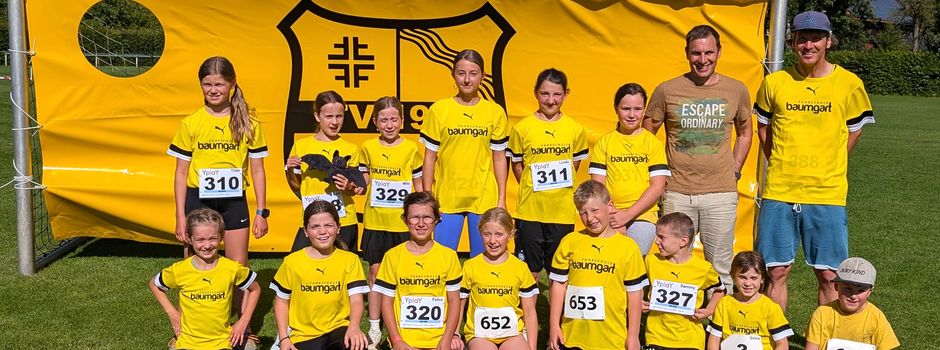 Neue Shirts für die Laufkinder