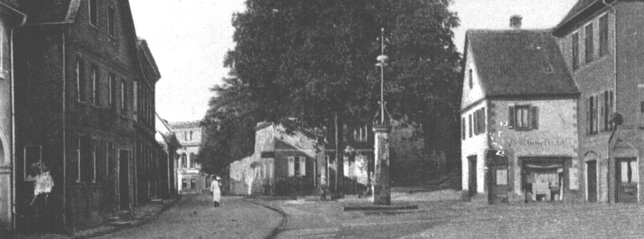 Das historische Bild der Woche - Der Marktplatz in Nierstein