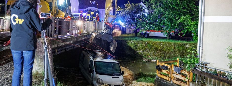 Unwetter in Bayern und Thüringen 