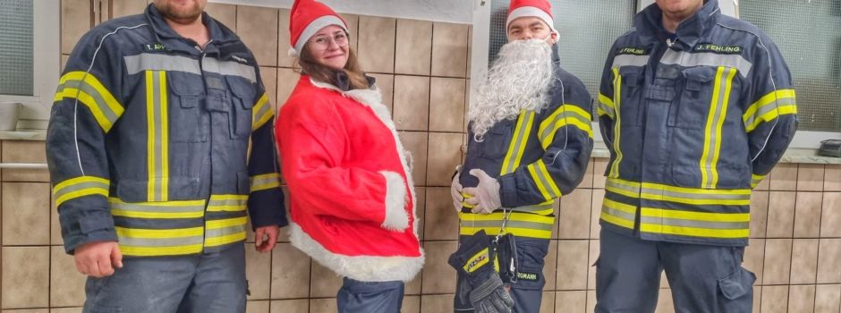 Nikolaus-Aktion am Feuerwehrhaus