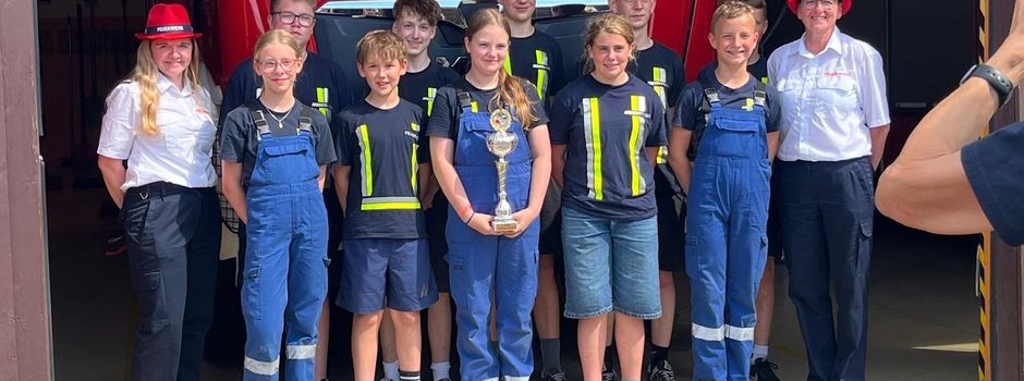 Jugendfeuerwehr belegt 4. Platz beim Kreisausscheid 