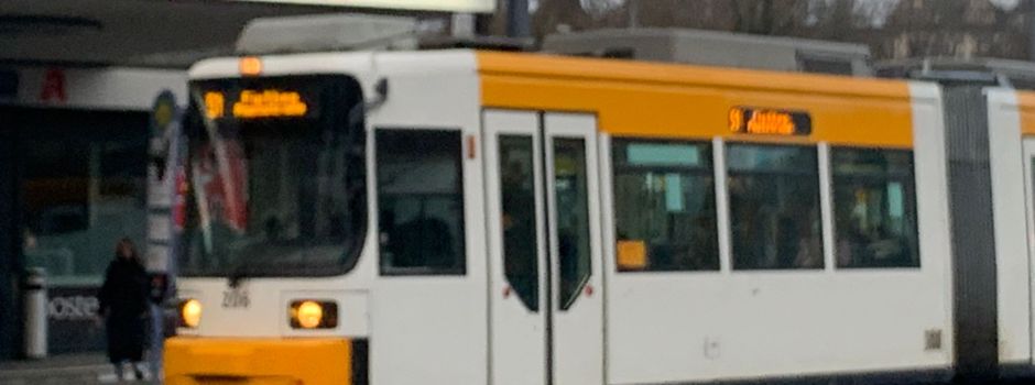 Mann mit Steakmesser in Mainzer Straßenbahn festgenommen