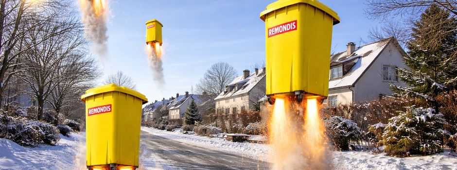 Remondis holt ab heute alte gelbe Tonnen ab!
