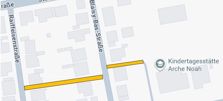 Fusswege Beleuchtung neu installiert