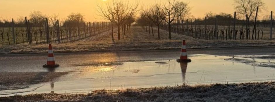 Achtung Wasserrohrbruch In den Rauhweiden Heiligenstein