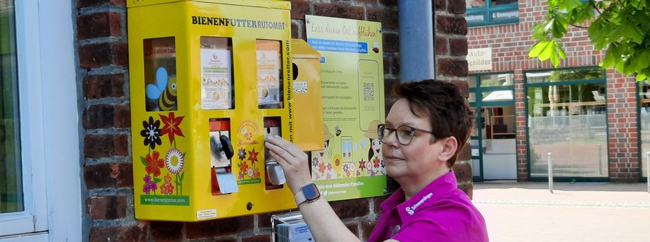Bienenrettung per Münzeinwurf: Wer den Dreh raus hat, dem blüht was