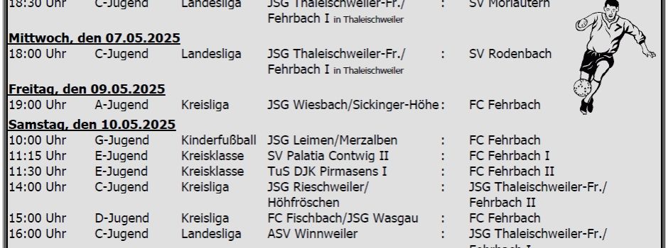 Wochenprogramm beim FCF