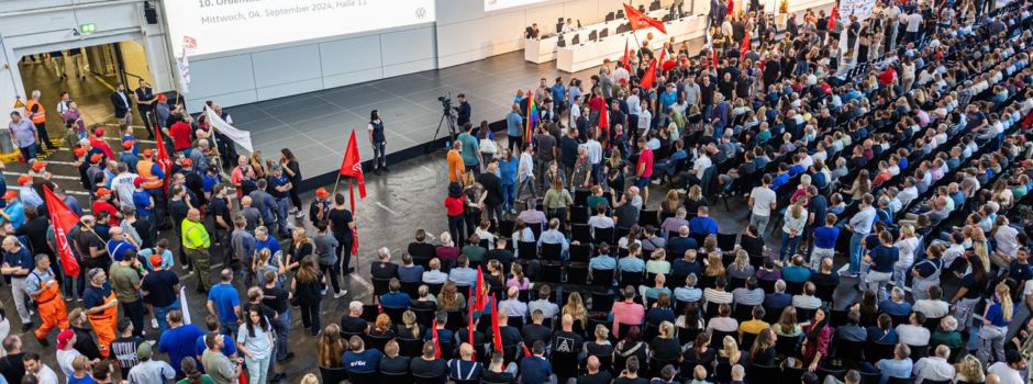 VW-Spitze und Betriebsrat stellen sich der Belegschaft