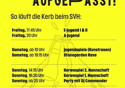 Kerb bei SVH