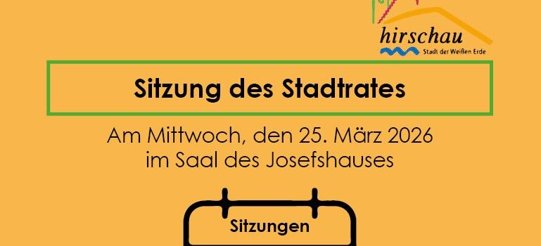 Sitzung des Stadtrates am 25. März 2026