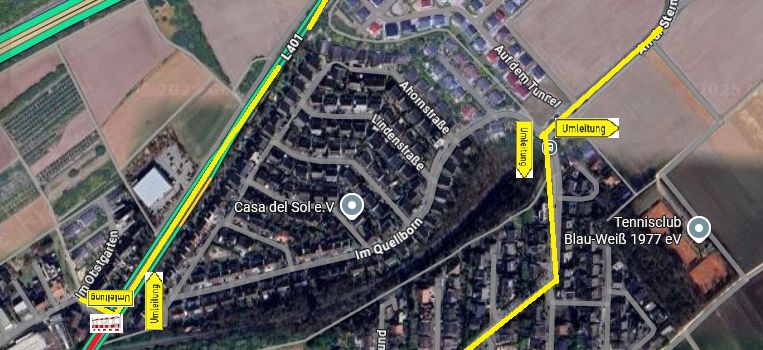 Kanal- und Straßenbau Pariser Straße