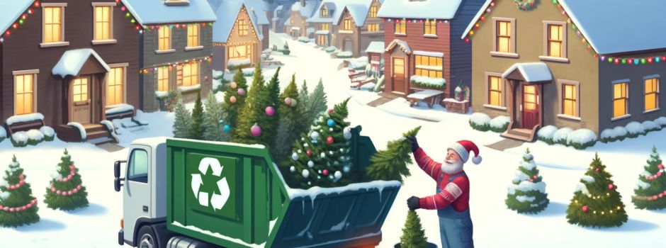 Sammlung der Weihnachtsbäume