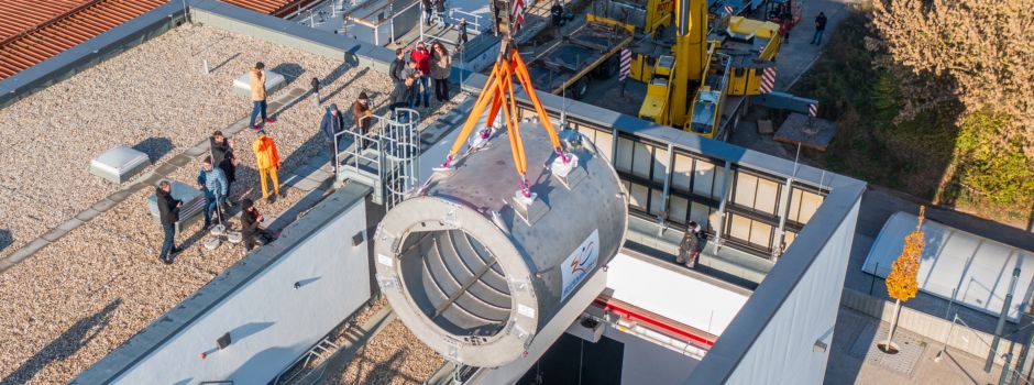 Mega-Magnet an Uni Mainz installiert