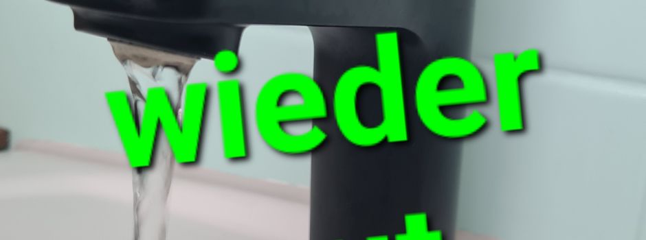 Abkochgebot aufgehoben 