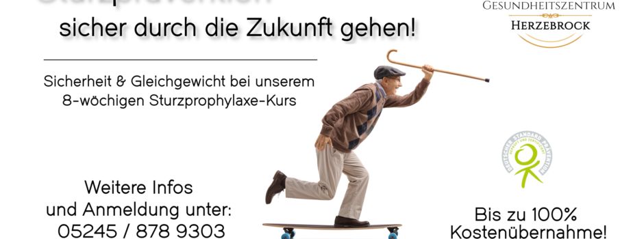 Anzeige: Kurs Sturzprophylaxe - Vorbeugen ist besser als heilen