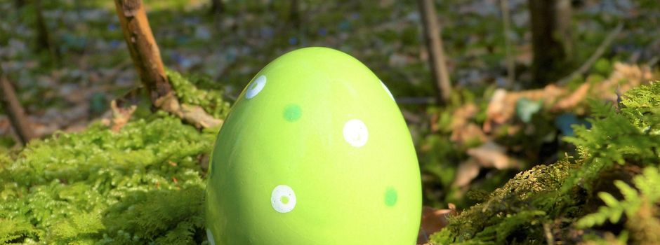 Ostereiersuche am Ostersonntag