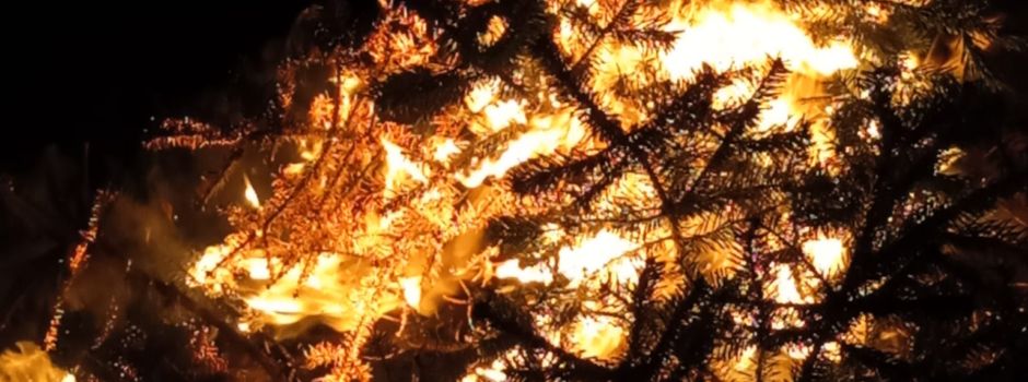 Tannenbaumverbrennen am 06.01.2024