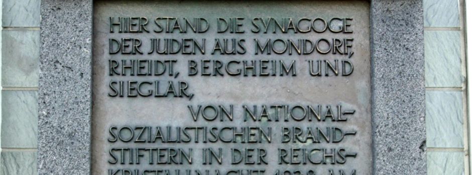 9. November 2022: 84. Jahrestag der Pogromnacht