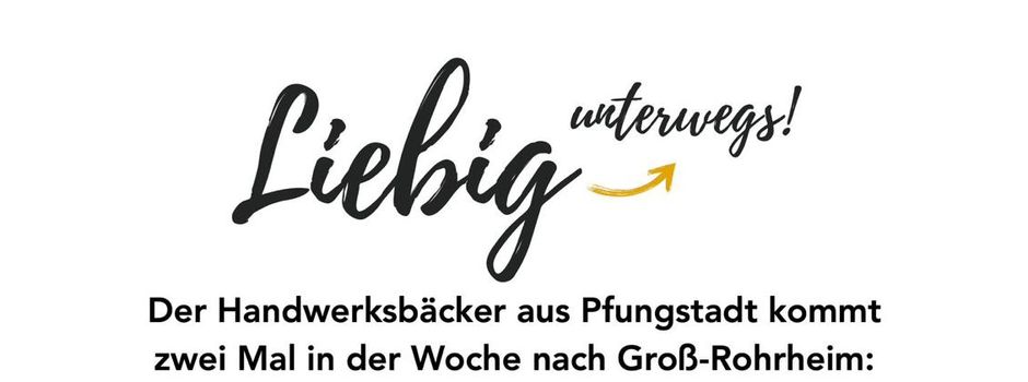 Verkaufsstand der Bäckerei Liebig auch montags vor Ort
