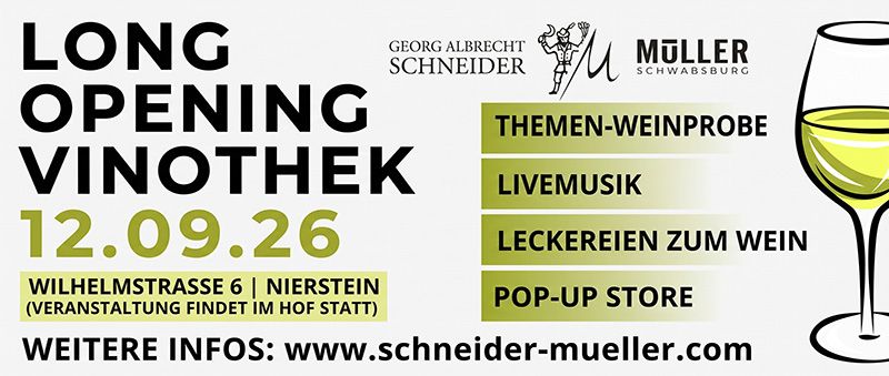 Großes Opening in Nierstein: Vinothek lädt zu Wein, Musik und Genuss