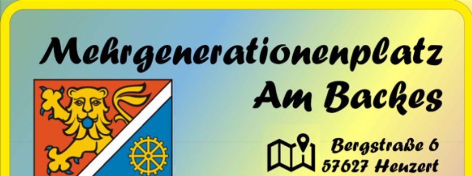 Eröffnung des Mehrgenerationenplatz am Backes