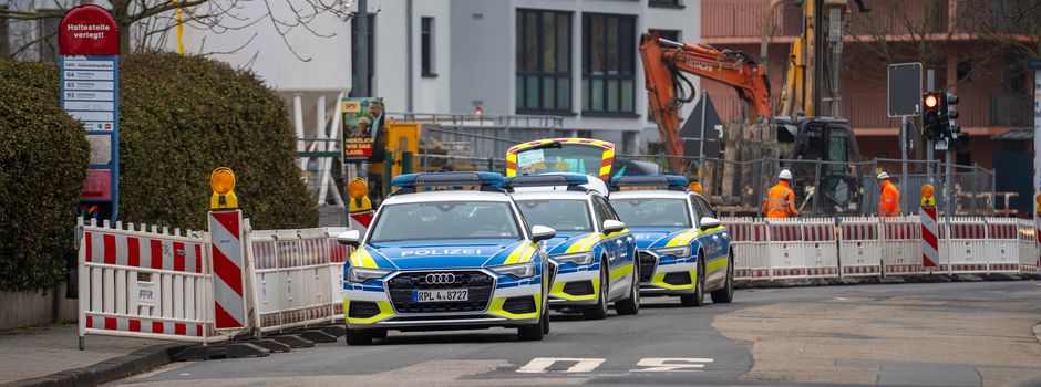 Verdächtige Person in Mainz: Polizei sperrt Straße ab