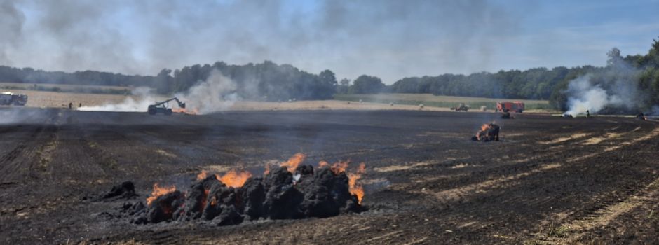 Feuerwehr verhindert bei Brand in Deimern Ausbreitung der Flammen