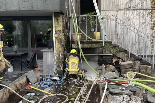 Feuerwehr Worms hilft mit Spezialsystem bei Einsatz in Mainz