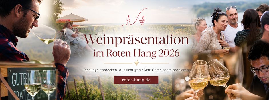 Neues Konzept zwischen Himmel und Rhein: Jubiläumspräsentation am Roten Hang setzt auf Erlebnis und Generationenwechsel