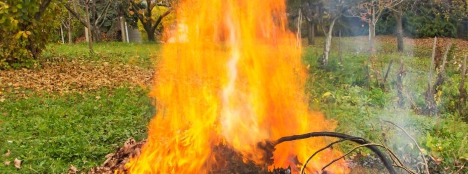 Das Ordnungsamt informiert: Pflanzliche Abfälle dürfen NICHT mehr verbrannt werden