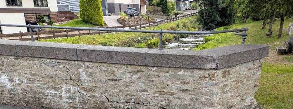 Schaden an der Steinbrücke
