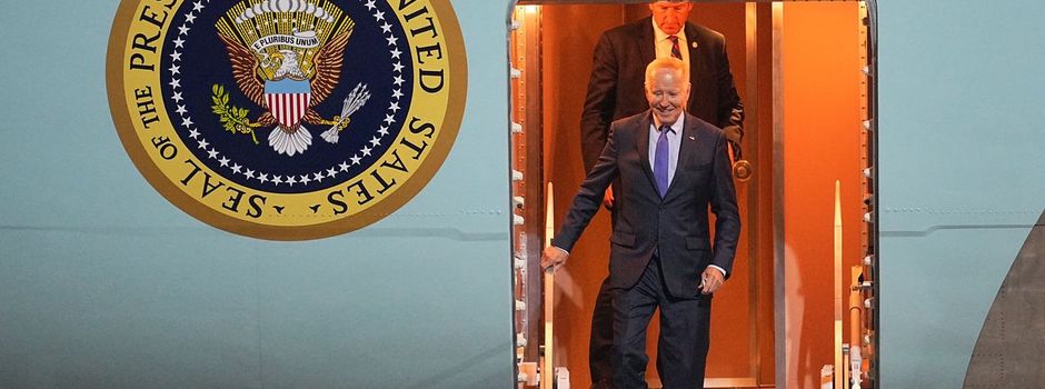 US-Präsident Biden zu Kurzbesuch in Berlin eingetroffen