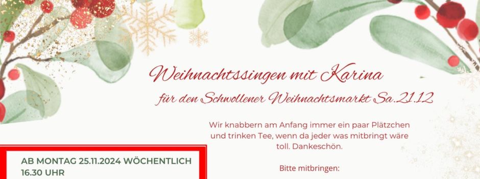 Kindersingen am Weihnachtsmarkt