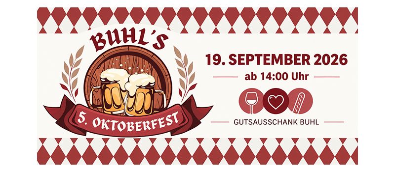 „O’zapft is!“ in Nierstein: Gutsausschank Buhl feiert sein 5. Oktoberfest