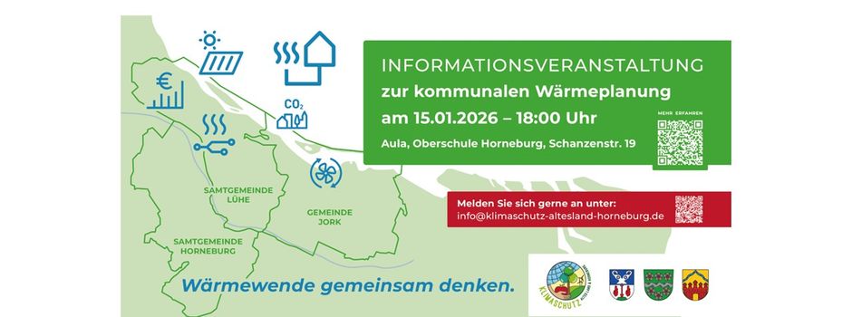 Wärmewende gemeinsam denken: Klimaschutzregion Altes Land und Horneburg startet Wärmeplanung