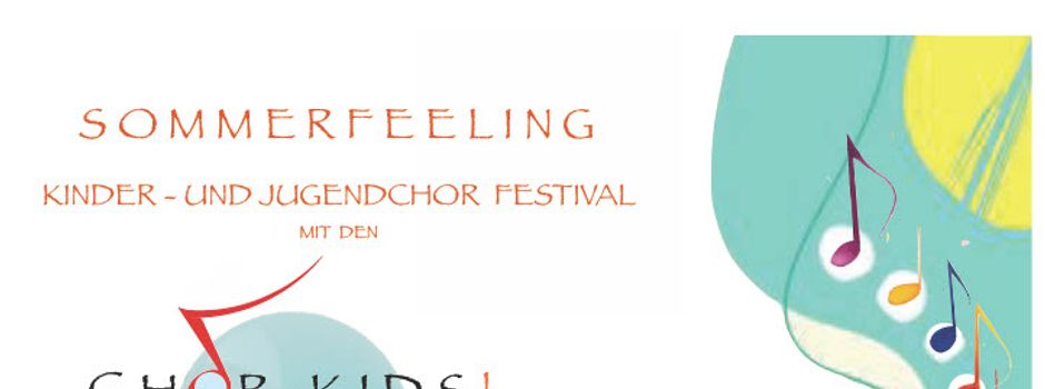 Kinderchor "Sängerlust-"igen Kids beim Sommerfeeling